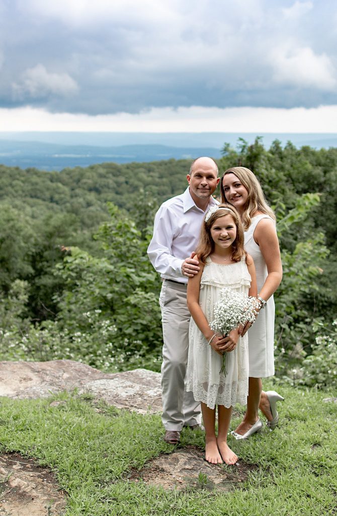 Monte Sano picture from a photo shoot of a family on top of the mountain