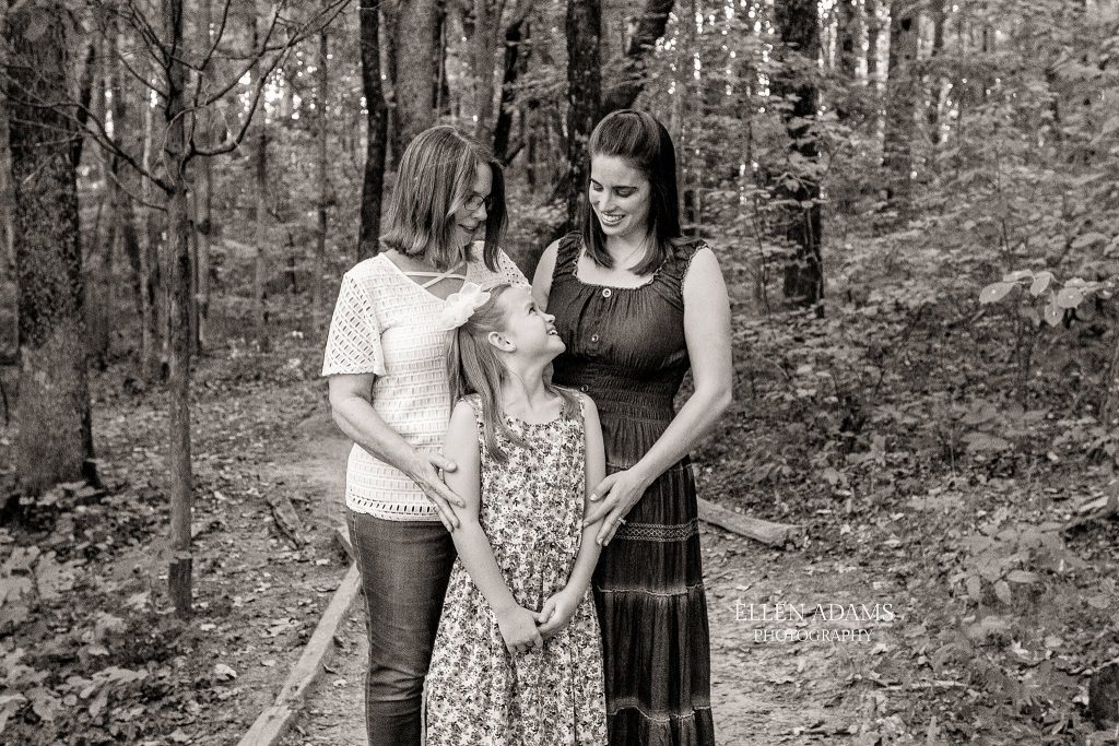 Green Mountain Family Pictures generational shot of daughter, mother, and grandmom