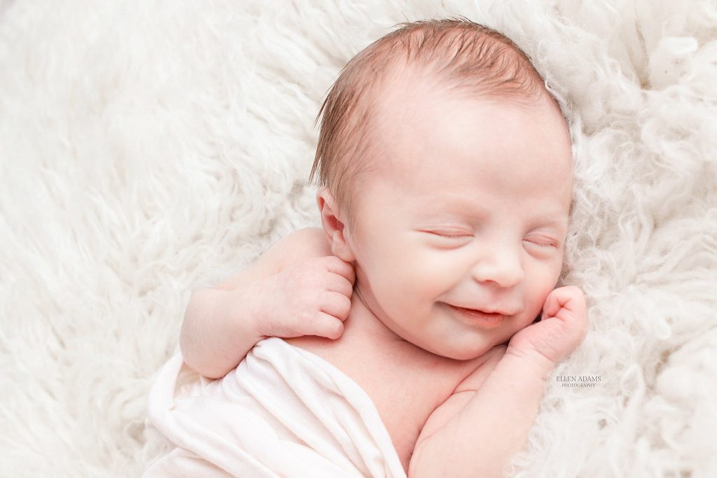 Baby Smile by Ellen Adams Photography.