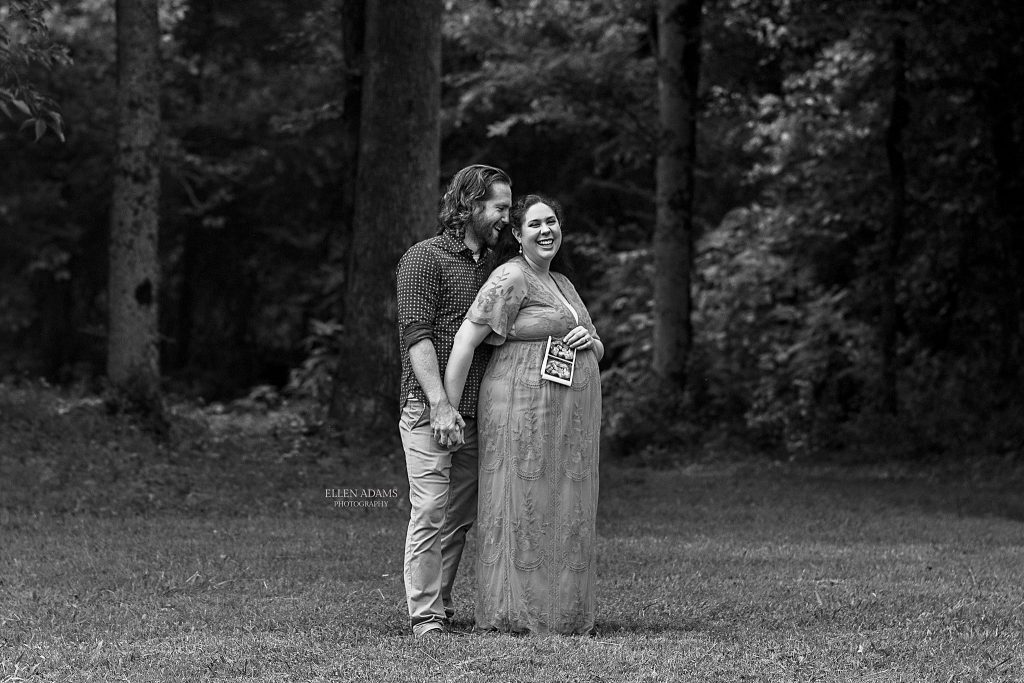 Pregnancy Announcement picture by Ellen Adams Photography of Huntsville, AL.