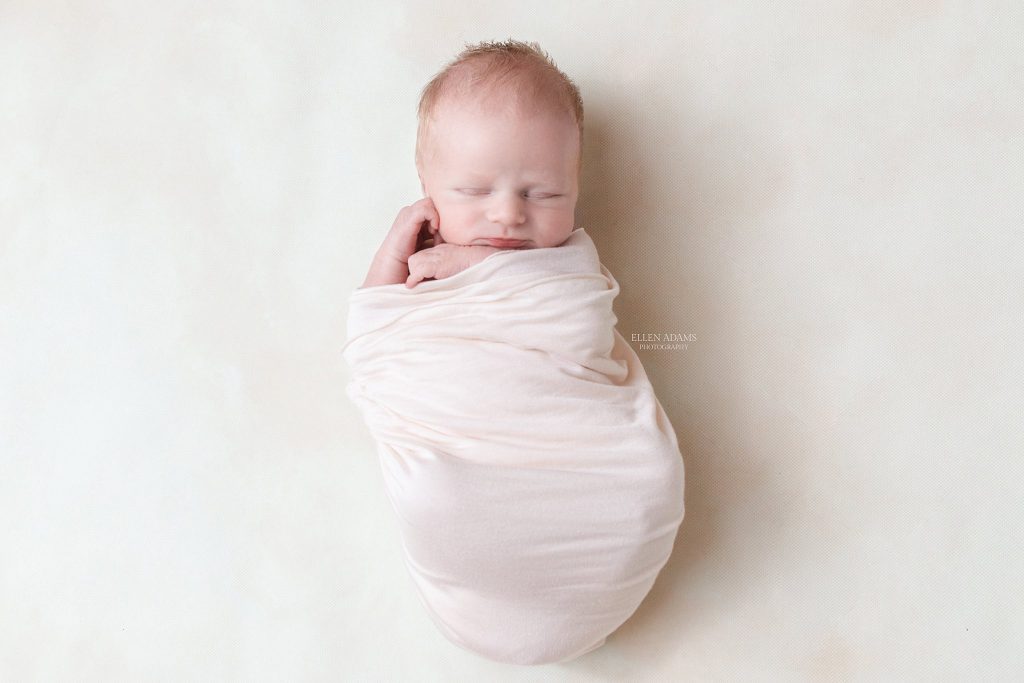 Classic newborn photography by Ellen Adams Photography.