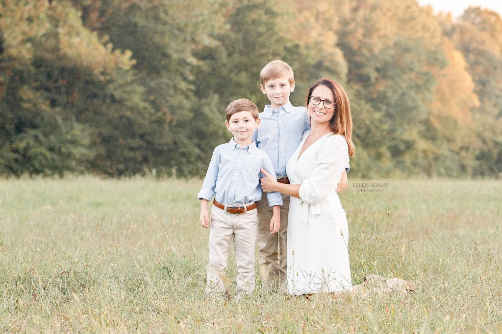 Fall family portraits by Ellen Adams Photography in Huntsville AL.