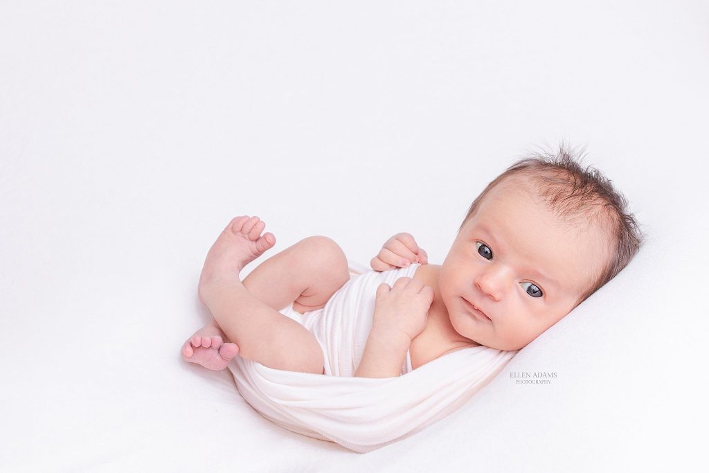 Baby picture taken by Ellen Adams Photography in Huntsville, AL.
