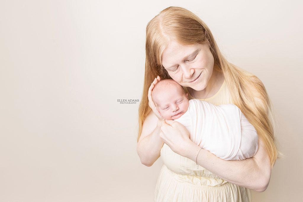 Ellen Adams Photography baby picture of newborn with mom in Huntsville, AL